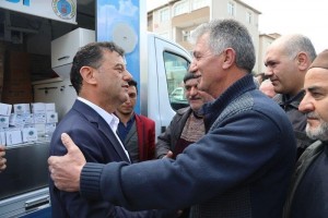 Vatandaşlarımıza kandil simidi ikram ettik